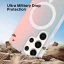 2 x AIGOMARA Designed for Samsung Galaxy S22 Ultra Case [Compatible with Magsafe] [Fluorescent Iridescent Color] Slim Shockproof Translucent Matte Protective Phone Case for Women Girls 6.8 Inch