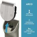 Wahl Professional Animal Arco Pet, Dog, Cat, and Horse Cordless Clipper Kit, Champagne (8786-452)