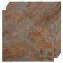 30-Pack Peel and Stick Vinyl Floor Tiles, 12"x12" Self-Adhesive Waterproof Peel and Stick Flooring Planks DIY for Bathroom, Kitchen, Living Room, Cover 30 Sq. Ft Red Brown