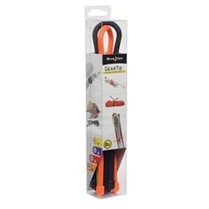Nite Ize Original Gear Tie - Assorted Length Reusable Rubber Twist Gear & Zip Ties - Electric Cord Organizers - Assorted Colors & Sizes, 8 Pack