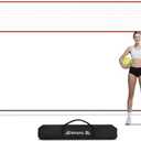 BAGAIL Volleyball Net, 12ft/20ft Portable Volleyball Net for Backyard - Adjustable Height, Heavy-Duty Frame, Freestanding Design - Portable Outdoor/Indoor Volleyball Set with Carry Bag