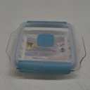 Anchor Hocking 8 Inch Square Cake Dish with TrueLock Locking Lid Bakeware, Clear
