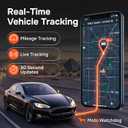 GPS Tracker for Vehicles, No Subscription with Real-Time Location, Mileage Tracking, Speeding Monitoring, Route History, Geofence, OBD, for Fleets & Families, USA, Any Vehicle 1998+, Moto Watchdog