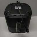 Chefman Air Fryer  6 QT Compact Airfryer for Quick & Easy Meals in Minutes, Features Hi-Fry Technology for Extra Crisp, Touchscreen Controls with 4 Presets, Nonstick & Dishwasher Safe Basket - Black