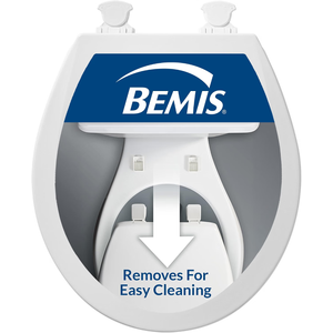 Bemis Wood Round Toilet Seat, Easy Clean Hinges, WhiteBemis Wood Round Toilet Seat, Easy Clean Hinges, White
Durable wood resists chipping & scratching, fits all standard round toilets, Made in USA, 500EC 000
Durable wood resists chipping & scratching, fits all standard round toilets, Made in USA, 500EC 000
