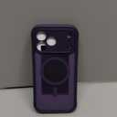 BERFY for iPhone 17 Pro Max Case, Compatible with MagSafe, Built-in Privacy Screen Protector and Camera Protection,Anti-Spy Full Body Shockproof Translucent Matte Phone Case for 17 Pro Max 6.9",Purple