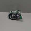 SOLY HUX Women's Sexy Lace Sheer Corset Top Halter Neck Tie Up Backless Crop Tops Party Rave Outfits Solid Black Small