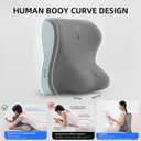 Bed Reading Pillow for Lying Down, Dual-Use Back Support Pillow for Sitting and Lying, Suitable for Reading, Leaning, and Back Support. alleviates Elbow, Neck, and Shoulder Pain