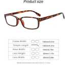 Kerecsen 6-Pack Reading Glasses Blue Light Blocking,Spring Hinge Readers for Men Women,Computer Eyeglasses