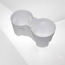 XINTUO Tesla Model Y Juniper 2025 2026 & Model 3 Highland 2024 2026 Center Console Organizer Tray [Slide Smoothly + Easy Installation] Cup Holder for Tesla Model Y Juniper Accessories