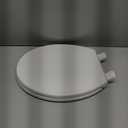 Kohler 20111-0 Brevia Round Toilet Seat, with Grip-Tight Bumpers, Quiet-Close Seat, Quick-Attach Hardware, White