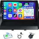 Car Radio for Ford Kuga 2013-2019: 4GB RAM+ 64G ROM 5G WiFi 9" 1280 * 800 Touch Screen Stereo, Wireless Carplay Android Auto Bluetooth GPS RDS DSP HiFi FM Mirror Link SWC Backup Camera Mic