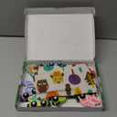 Toys for Toddlers, 11 Magnetic Wooden Dinosaur Train Set, Montessori Toys for Toddlers, Preschool Educational Material for Kids, Birthday Gifts for Boys, Girls