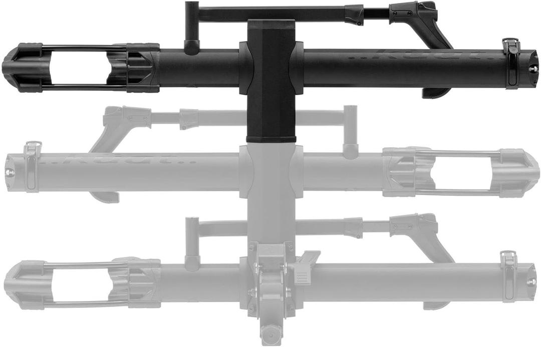 KUAT NV Base 2.0 Add-On | Hitch-Mounted Bike Rack with 1-Bike Add-On: Quick Change from 2 to 3 Bikes | E-Bike Compatible| All-Metal Construction | Adjustable Front Tire Cradle System (BAO1B)