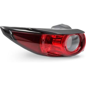 Left Outer Tail Light Halogen Compatible with CX5 CX-5 2017 2018 2019 2020 2021 Rear Brake Lamp Taillight Driver Side KB8A51160F