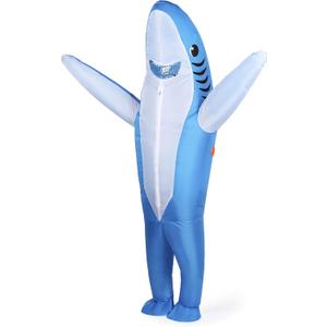 Shark Costume Blow Up Costume Adult For Halloween Christmas Cosplay Party