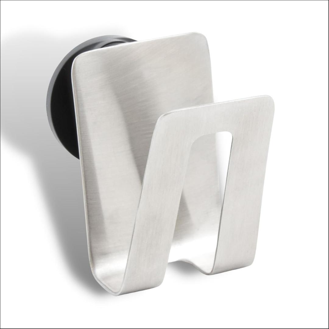 Magnetic Sponge Holder - Kitchen Sink Organizer - Ideal for Kitchen Organization & Accessories - Sink Sponge Holder (Stainless Steel)