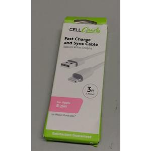  Cell Candy Fast Charge and Sync Cable for Apple