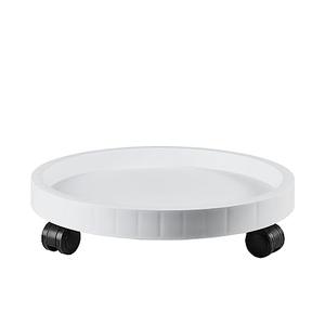 NAZKAEN 11 Inch Planter Caddies Rolling Saucer Caddy with Wheels, Heavy Duty Wheeled Stand for Potted Plant, Round Coaster Roller Base Tray with Casters, Flower Pot Dolly Holder for Indoor Outdoor