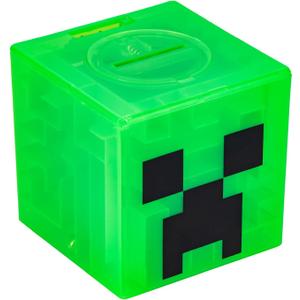 Paladone Minecraft Creeper Maze Safe, Complete The Maze to Unlock Money, Fun Minecraft Block Collectible Toy and Piggy Bank for Kids, Comes with Decorative Stickers Paladone Minecraft Creeper Maze Safe, Complete The Maze to Unlock Money, Fun Minecraft Block Collectible Toy and Piggy Bank for Kids, Comes with Decorative Stickers