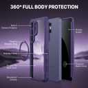 CENHUFO Privacy for Samsung Galaxy S26 Ultra Case, Full Body Phone Case with Built-in 9H Tempered Glass Privacy Screen Protector and Camera Protector, Shockproof Protective Magnetic Cover -Purple