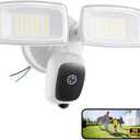Onforu 2K Hardwired Floodlight Camera, 3500LM Motion Activated Outdoor Security Camera, 5G/2.4G WiFi Color Night Vision | 2-Way Audio | Siren | 24/7 Recording | IP65 Weatherproof | Works with Alexa