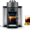 Nespresso Vertuo Coffee and Espresso Machine by De'Longhi,54 oz, Titan,Gray