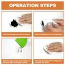 Boncart Drywall Repair Kit,Drywall Patch Repair Kit,2/4/6/8inch Self Adhesive Repair Patch,Quick Repair Drywall Large Holes, Wall Patch 2/4/6/8inch x2