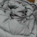 Comfort Spaces King Comforter Set Reversible Feather-Soft Plush Comforters for King Size Bed All Season Lightweight Shearling Fleece Sherpa Comforter King Size Bed Set, King/Cal King, Grey 3 Piece