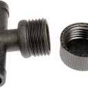 Dorman 47121 5/8 Radiator Flush Tee with Cap Universal Fit