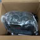 Amazon Basics Oscillating Ceramic Space Heater, Portable Fast Heating Indoor Solution, With Overheat and Tip-Over Protection, Thermostat, 1500W, 7.52"D x 6.34"W x 9.45"H, Black