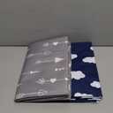 Splat Mat 2 Pack for Under High Chair & Arts & Crafts & Eating Mess, Waterproof Baby Playtime Anti-Slip Mat for Floor or Table, Reusable & Portable Splash Mat 42 46 (Cloud & Arrow)