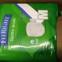 FitRight Ultra Heavy Absorbency Adult Diapers for Men & Women, Waist Size: Medium 32-44 inches, OptiFit Incontinence Disposable Briefs with Leak Protection for Seniors, 80 Count (White, M)