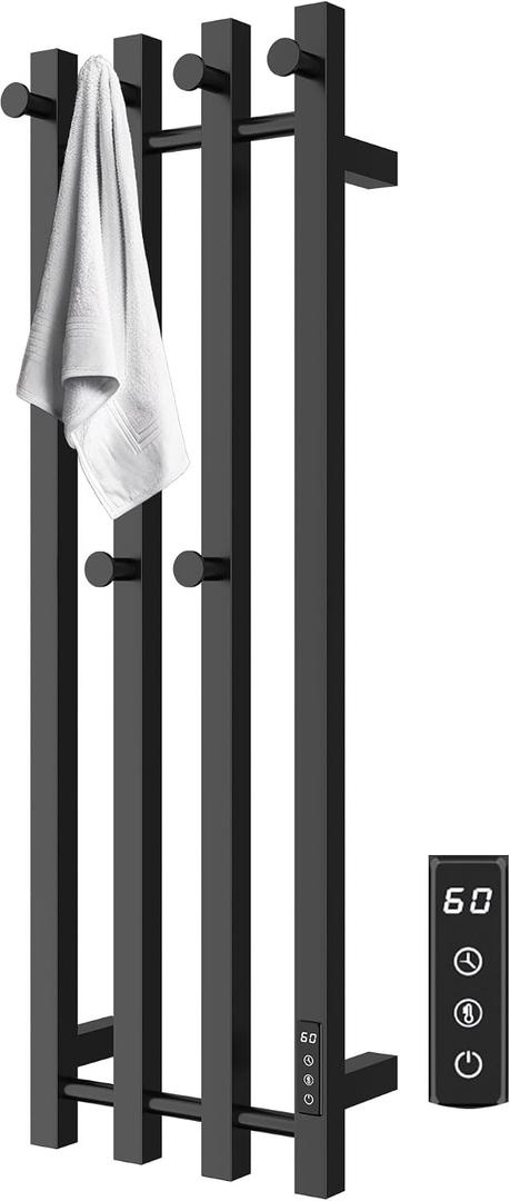 Poloma Paraheeter Towel Warmer, Towel Warmer Rack, Heated Towel Racks for Bathroom, Towel Heater, Towel Dryer, Wall Mounted