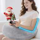 vamorry Gaming Pillow Arm Support Pillow for Bed & Sofa: Ergonomic U-Shaped Lap Pillow with Elbow Rest for Adults & Kids - Reduces Arm Pain & Fatigue During Gaming, Reading, Working & Crocheting