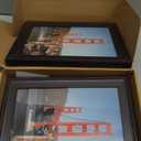 iRahmen 8x10 Picture Frame Set of 4, Dark Brown Vintage Photo Frame with Real Glass, 8 x 10 Frames for Wall Mount and Tabletop Display