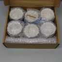 Hello Winter Snowman Mini Coffee Mugs Set of 6 Let It Snow Snowflake Mini Cups Tiered Tray Decor for Xmas Winter Holiday Kitchen Coffee Bar Decorations Housewarming Gift