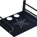 HNVNER Floating AV Shelves, TV Wall Mount for Entertainment Center, DVD DVR Component Shelf for Cable Boxes, Games Consoles, TV Accessories (Single Layer)