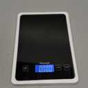 Nicewell Food Scale Digital Weight Grams and oz, 22lb Kitchen Scale for Cooking Baking, 1g/0.1oz Precise Graduation, Sleek Tempered Glass Platform (Black)