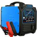 12V 24V Car Battery Charger Heavy Duty, 0-15A Automatic Battery Maintainer, Smart Trickle Charger with Auto Shutoffs, Repair, Winter Mode, for Automotive Car Truck Motorcycle Lawn Mower Boat AGM