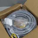 15 Feet Natural Gas Grill Hose with Quick Connect Fittings, Natural Gas Line for Grill, Pizza Oven, Heater and More Low Pressure Appliance(3/4 OD, NOT 3/8)