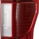 LED Tail Lights w/Blind Spot Module NOT Included Compatible with 2020 2021 2022 Ford F250 F350 F450 Super Duty TailLight Rear Brake Lamp Signal Assembly Right Passenger Side LC3Z13404E RH