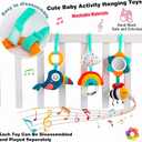 Pau1Hami1ton Baby Stroller Arch Toys, Car Seat Toys,Bouncer Toy Bar/Mobile for Bassinet,Adjustable Baby Hanging Toys Fit for Crib Bed,Stroller,Car Seat.S-19(Bee)