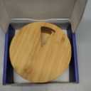 Bamboo Wood Weekly Pill Organizer for Medicine Vitamin Supplement, Arthritis Friendly 7-Day Pill Box Medium Container Holder, Daily Portable Travel Pill Case Keeper Dispenser