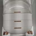 NestOrganix Makeup Organizer Skincare Organizers  Cosmetic Display Cases with Transparent Cover, SkinCare Organizers for Bathroom Countertop, Bedroom Vanity Desk, Lipstick Organizer, White