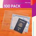 GOLD SEAL No Holes Sheet Protectors, Bulk Pack, Letter Size (8.5 x 11 Inch), Heavyweight Clear View Sheet Protectors, Top Loading, Document Protectors, Artwork Protectors,(100 Pack)