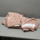 RYB HOME Pencil Pleated Pink Velvet Curtains 90 inches Long, Curtains for Nursery Girls Bedroom, Ruffle Drapes for Living Room, Dusty Pink, W 52 x L 90 inches, 2 Panels