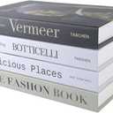 PTShadow 4 Pieces Folding Decorative Books for Home Decor, Black and White Bookshelf Decorations, Library Decorations, Coffee Table Decorations for Home Sweet Stacking Books