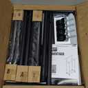 HYSEYY Double Rods Clothes Rack, Rolling Clothing Rack for Hanging Clothes Portable Wardrobe Rack, Metal Garment Rack Sturdy Coat Rack for Bedroom Laundry Living Room, Black