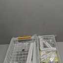 Under Sink Organizer, 2 Pack Under Sink Organizers and Storage, 2-Tier Pull Out Under Cabinet Organizer Storage Shelf, Metal Frame, Height Adjustable Rack for Bathroom Kitchen Pantry